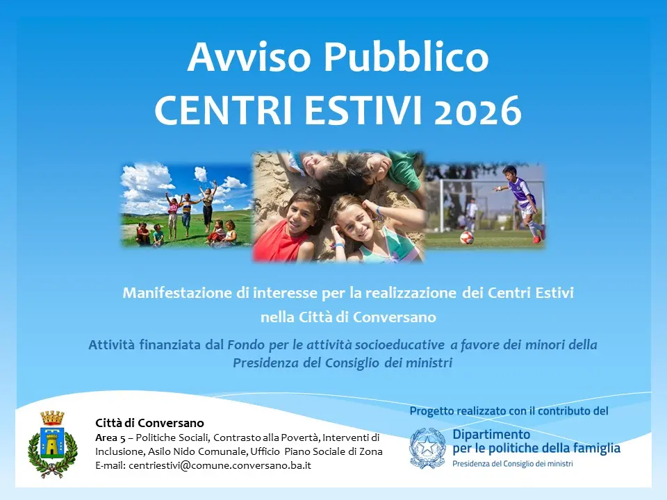 centri estivi 2026